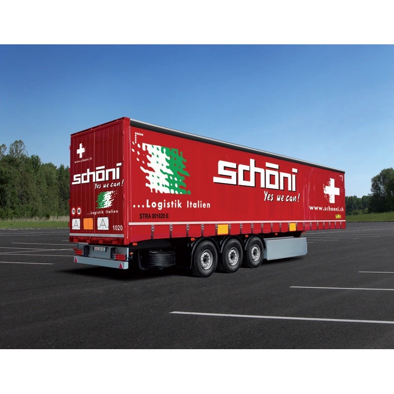 Italeri 1:24 Curtainside Trailer w/Logo