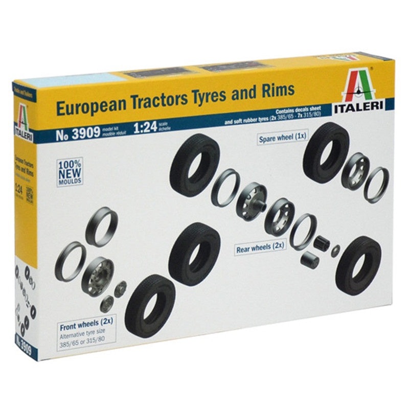 Italeri 1:24 European Truck Tyres & Rims