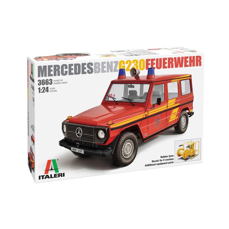 Italeri 1:24 Mercedes Benz G230 Feuerwehr