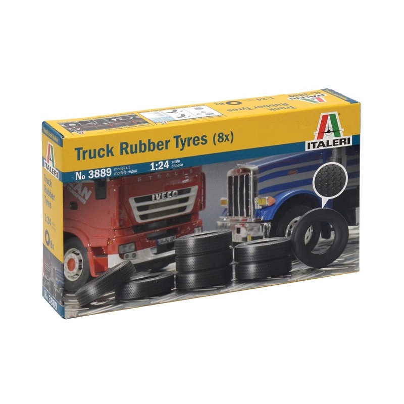 Italeri 1:24 Rubber Trailer Tyres (8)