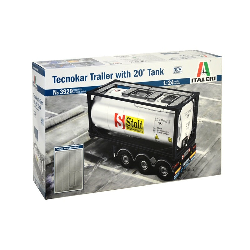 ITALERI 1/24 Technokar Trailer with Tank