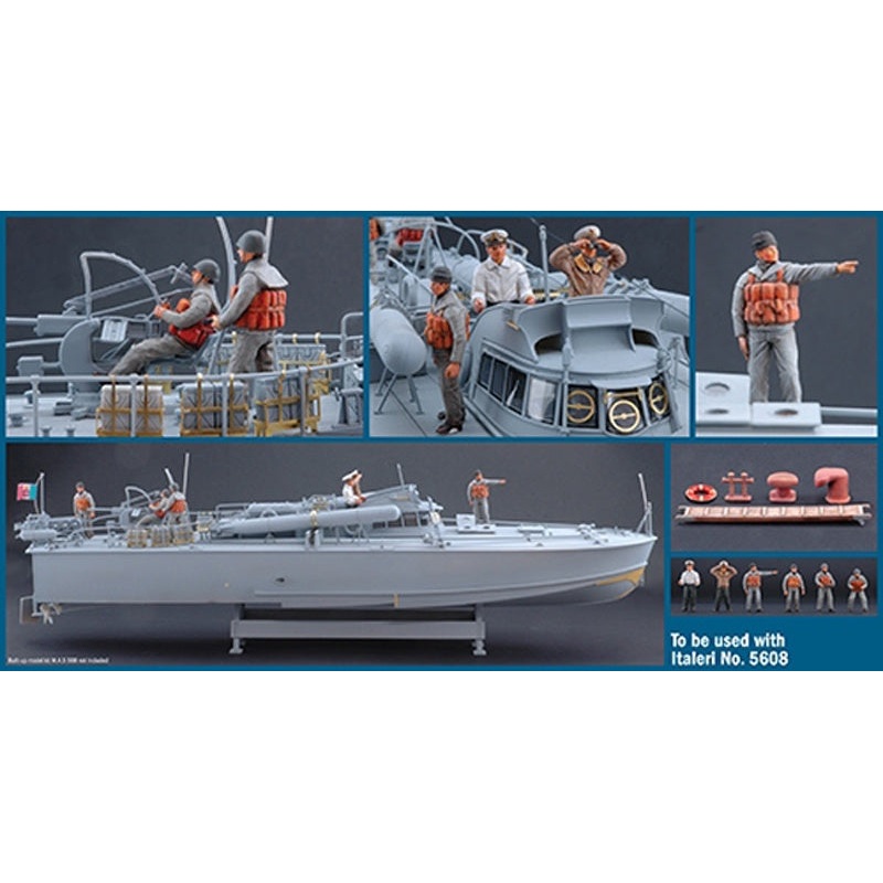 Italeri 1:35 M.A.S. CREW and accessories