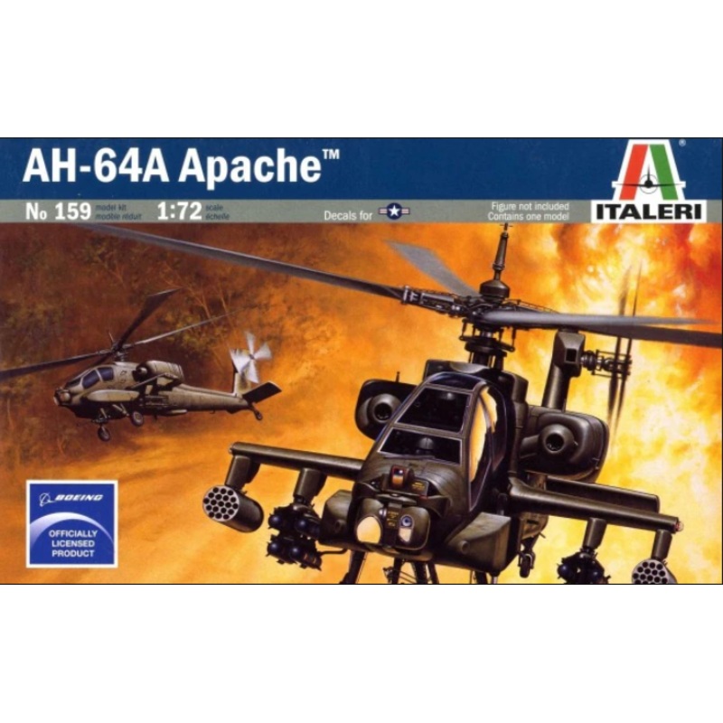 Italeri 1:72 AH-64 Apache Helicopter