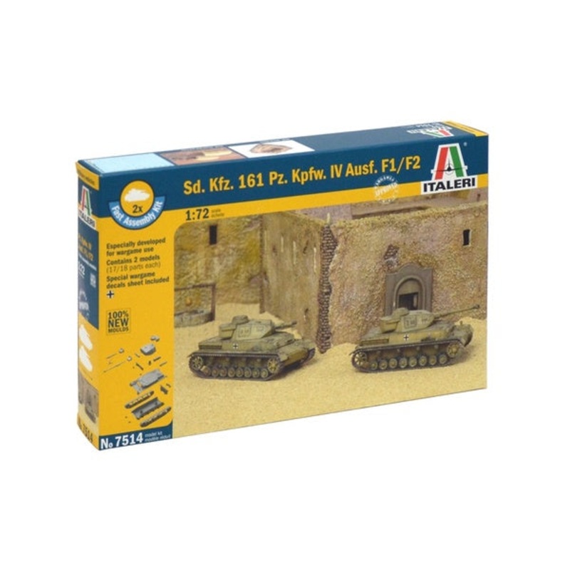 Italeri 1:72 Sd.Kfz.161 Pz.Kpfw.IV Ausf.F1/F2