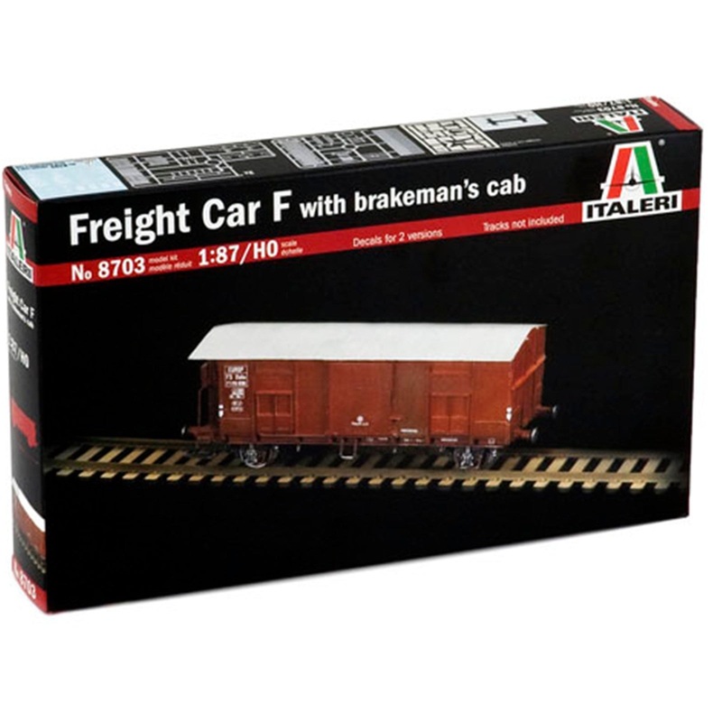 Italeri 1:87 Freight Car F  W/Brakeman's Cab