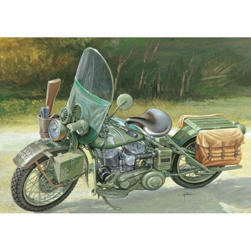 Italeri 1:9 WWII WLA 750 US Motorcycle