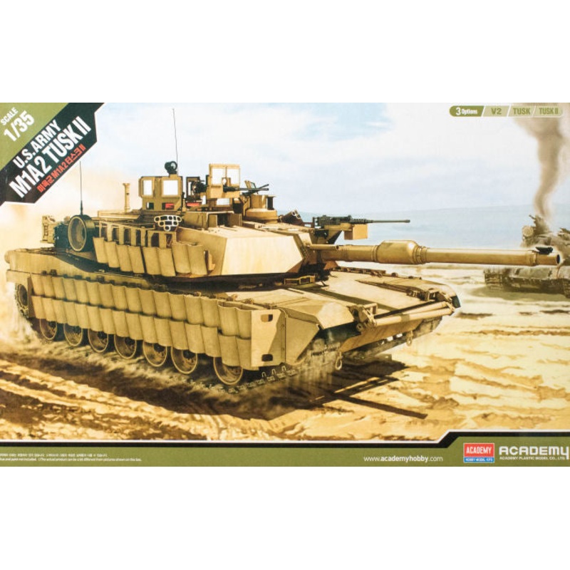Academy 1:35 US Army M1A2 Abrams Tusk II