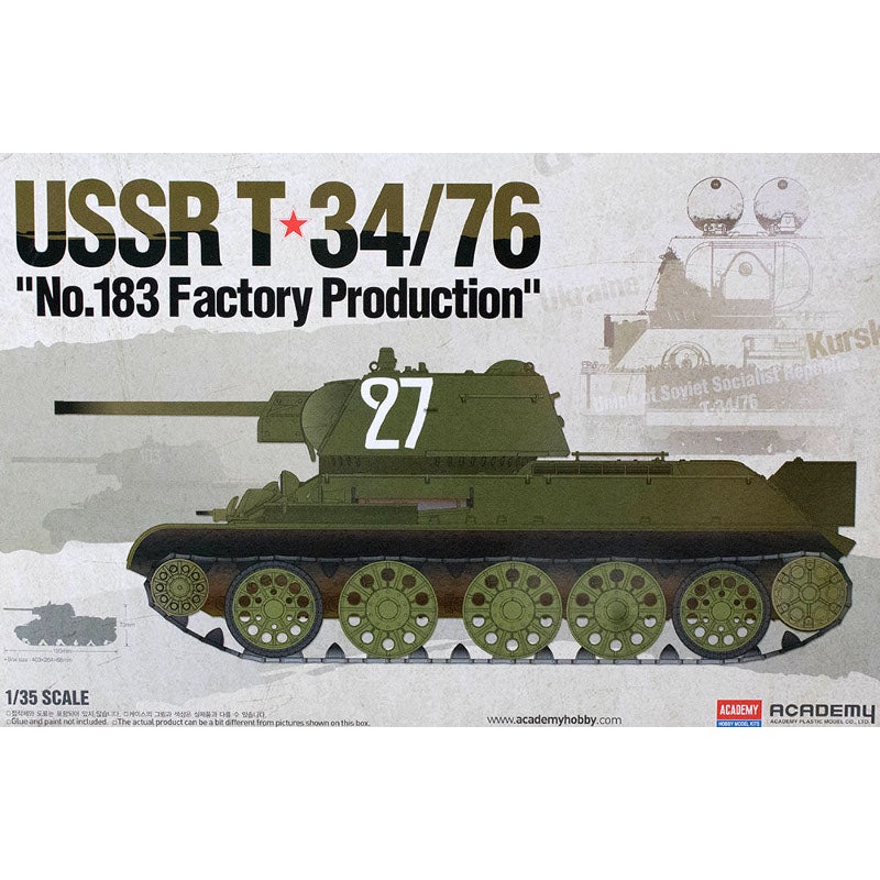 Academy 1:35 USSR T-34/76 Factory Prod