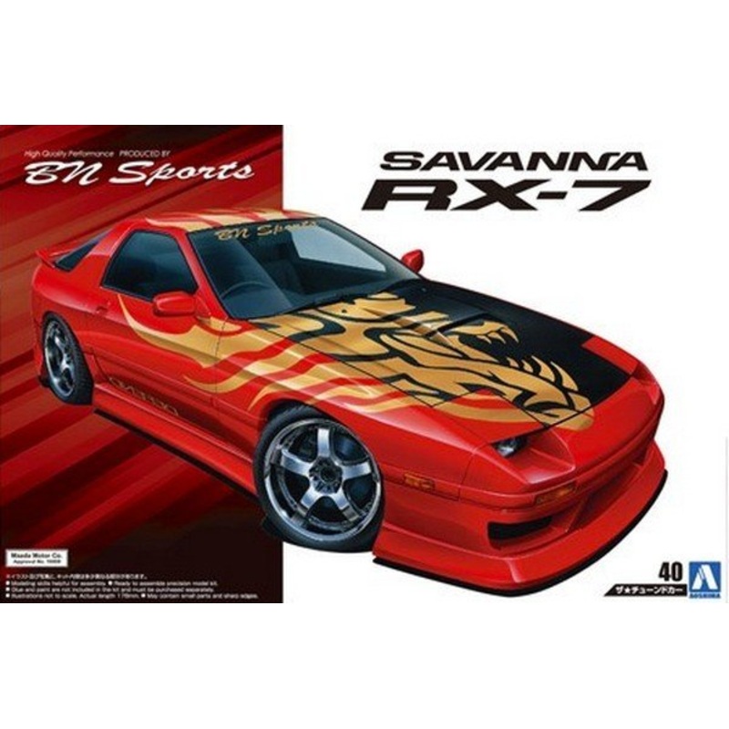 Aoshima 1:24 BN Sports RX-7 Savana FC3S