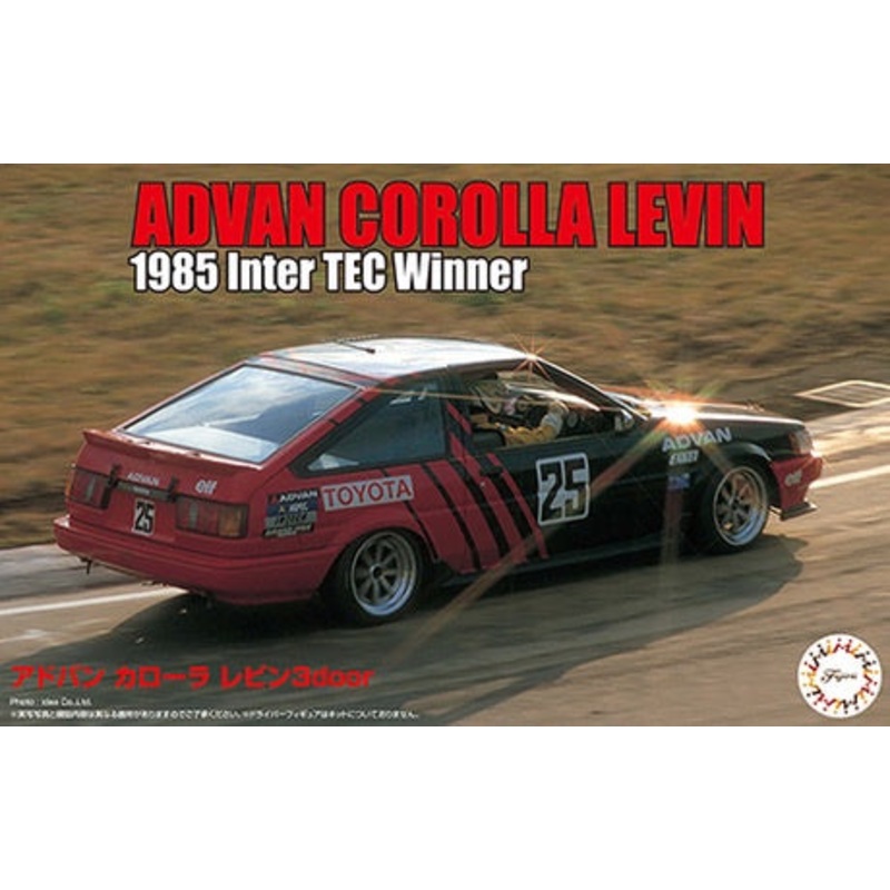 Fujimi 1:24 ADVAN Corolla Levin AE86 Inter Tec 1985 Winner