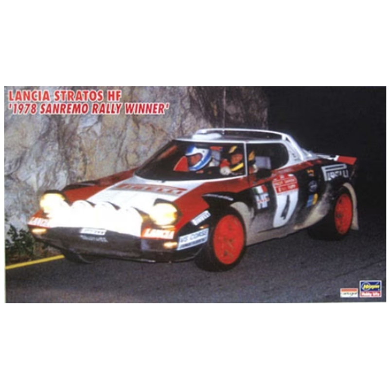 Hasegawa 1:24 Lancia Stratos HF 1st 1978 San Remo