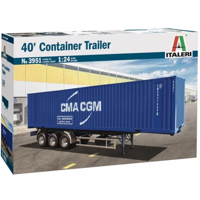 Italeri 1:24 40Ft. Container Trailer