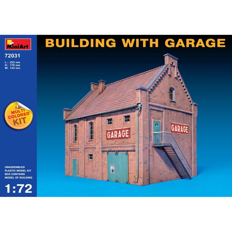 Miniart 1:72 Building With Garage