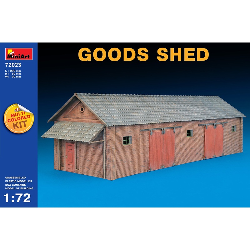 Miniart 1:72 Goods Shed