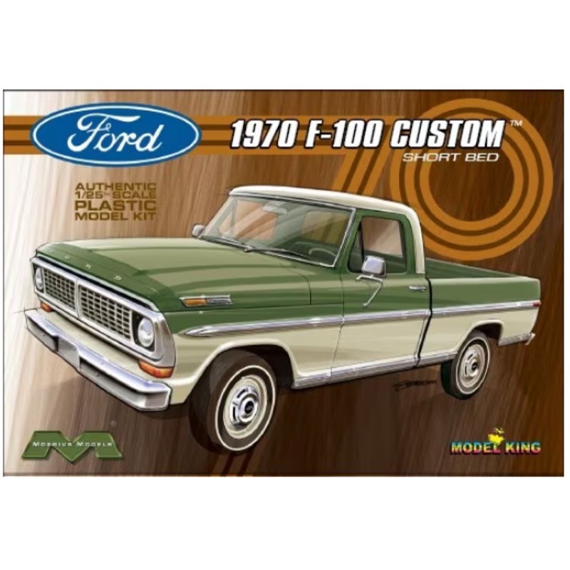 Moebius 1:25 1970 Ford F-100 Custom Short Bed