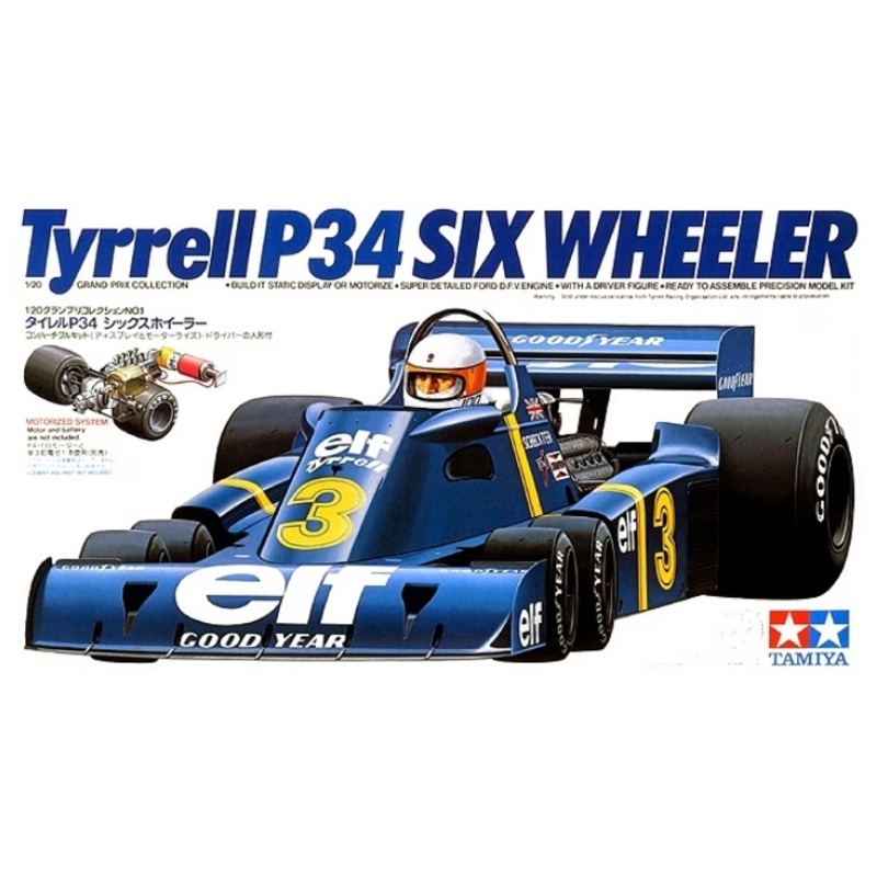 Tamiya 1:20 Tyrrell P34 Six Wheeler