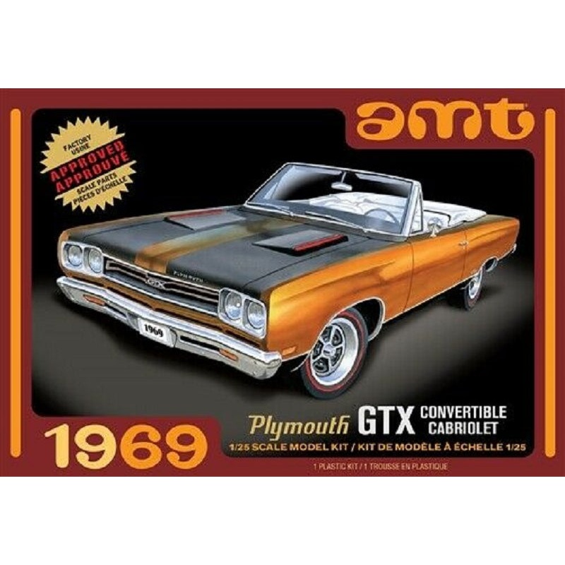 AMT 1:25 69 Plymouth GTX Convertible
