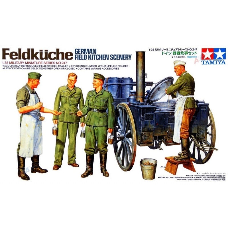 Tamiya 1:35 Feldkuche German Field Kitchen Scenery