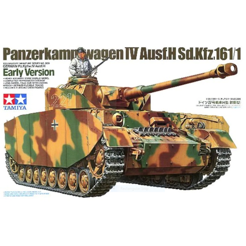 Tamiya 1:35 Panzerkampwagen IV Ausf.H Sd.Kfz.161.1 Early Version