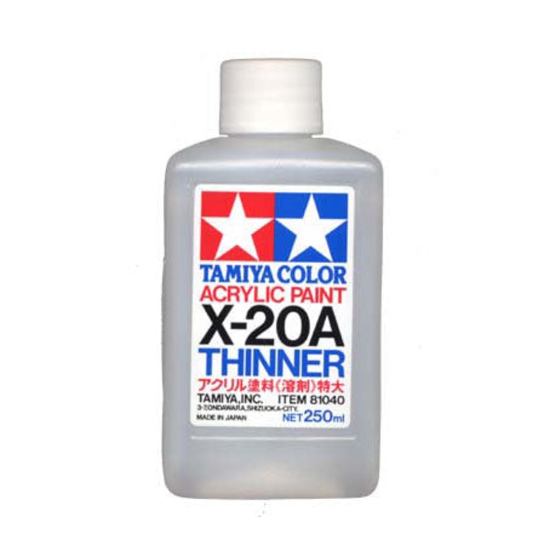 Tamiya Acrylic Thinner 250ml X20A