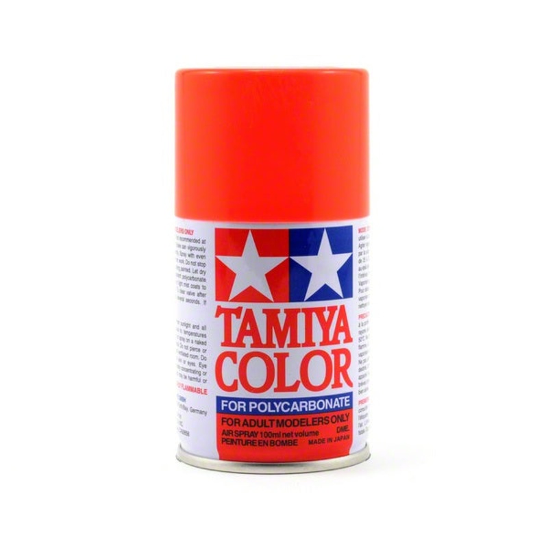 Tamiya PS-20 Fluroescent Red Spray Paint