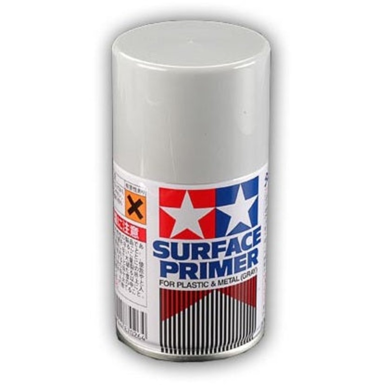 Tamiya Spray Surface Primer/Plastic Metal