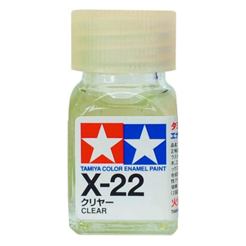 Tamiya X-22 Enamel 10ml Clear