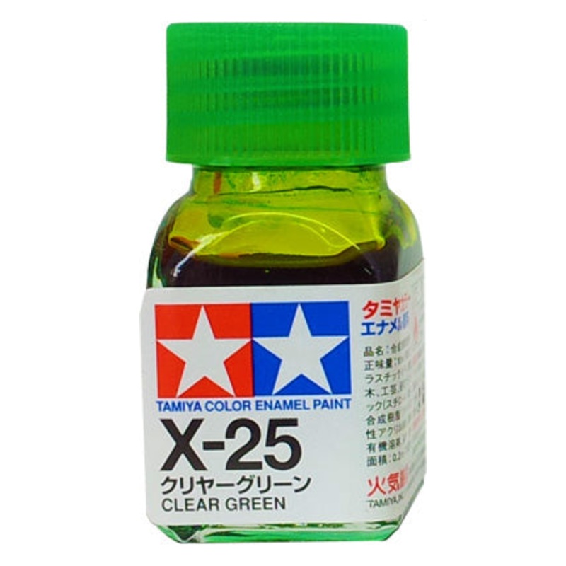 Tamiya X-25 Enamel 10ml Clear Green