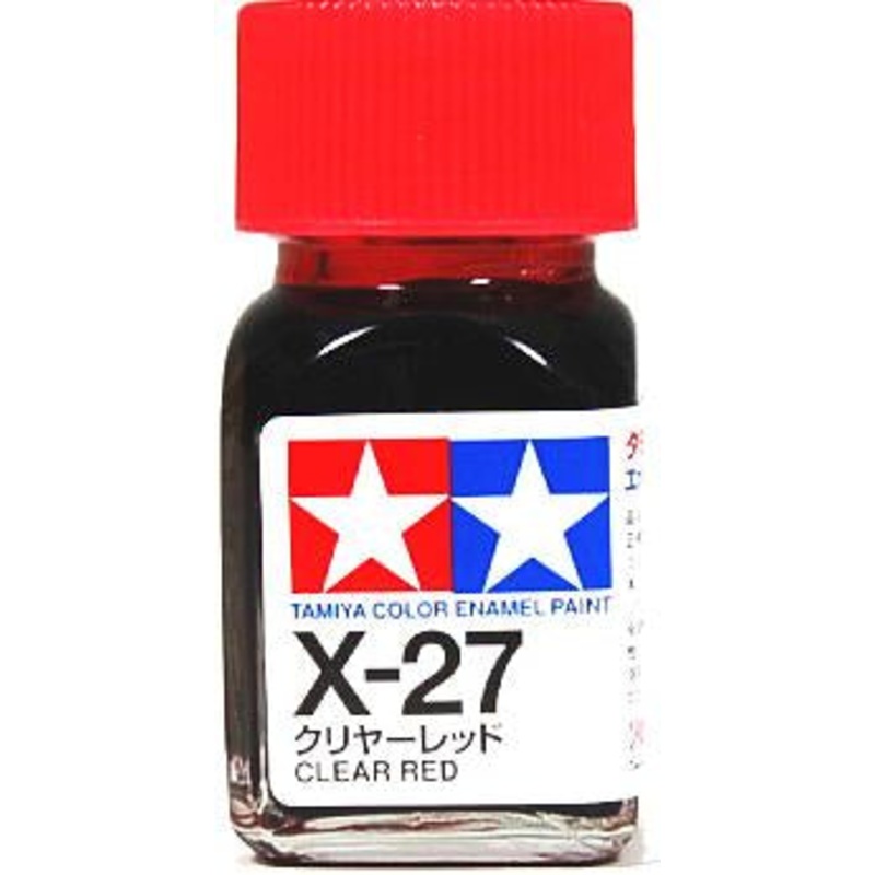 Tamiya X-27 Enamel 10ml Clear Red