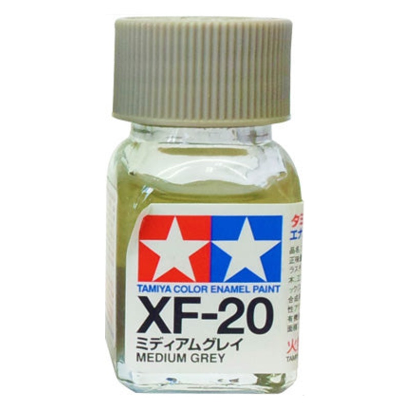 Tamiya XF-20 Enamel 10ml Flat Medium Grey