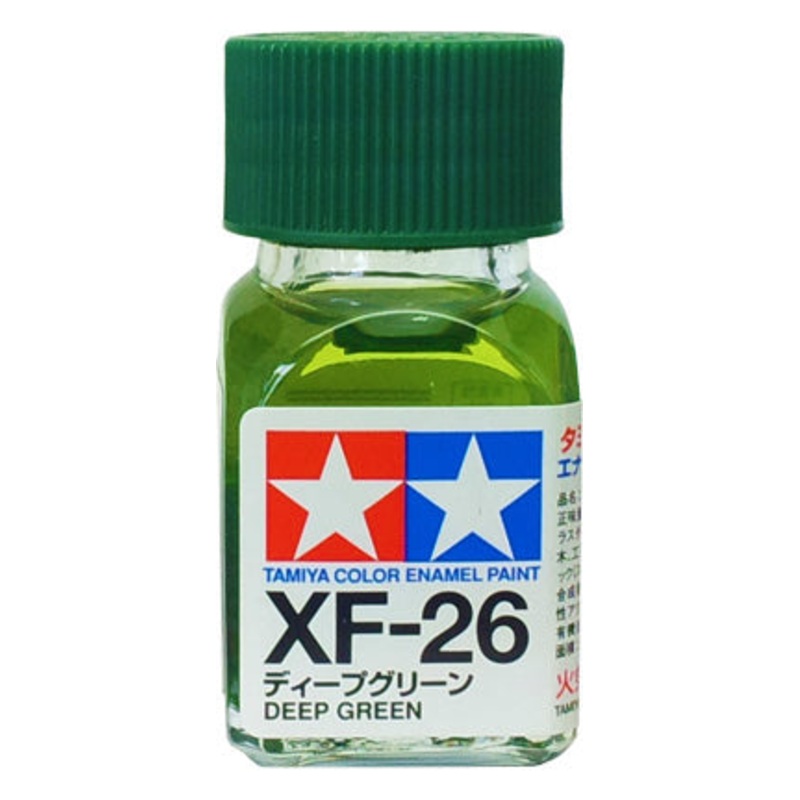 Tamiya XF-26 Enamel 10ml Flat Deep Green
