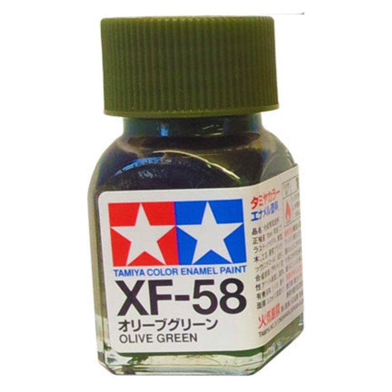 Tamiya XF-58 Enamel 10ml Flat Olive Green