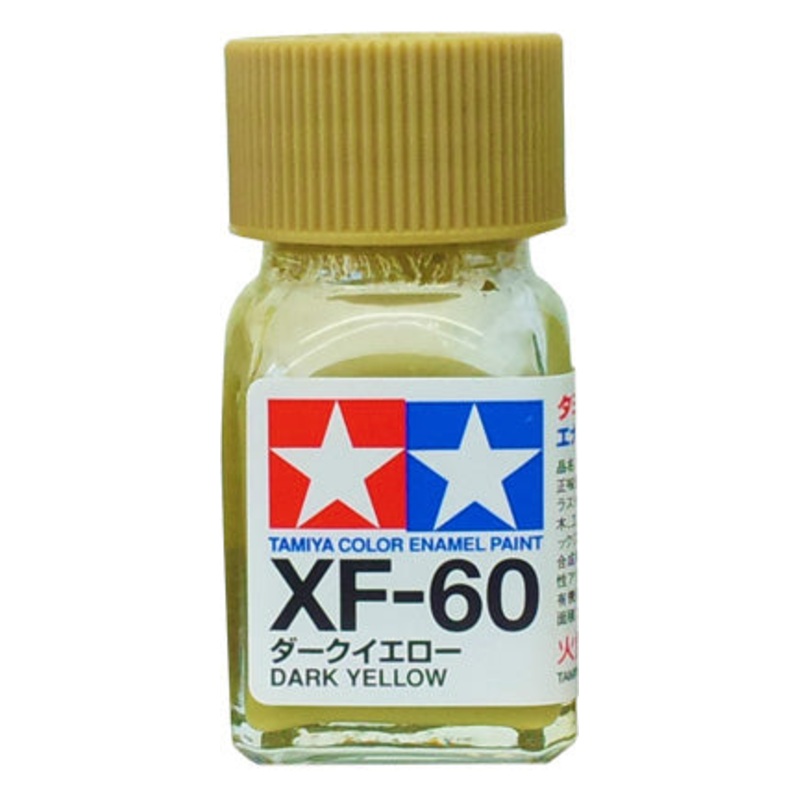 Tamiya XF-60 Enamel 10ml Flat Dark Yellow