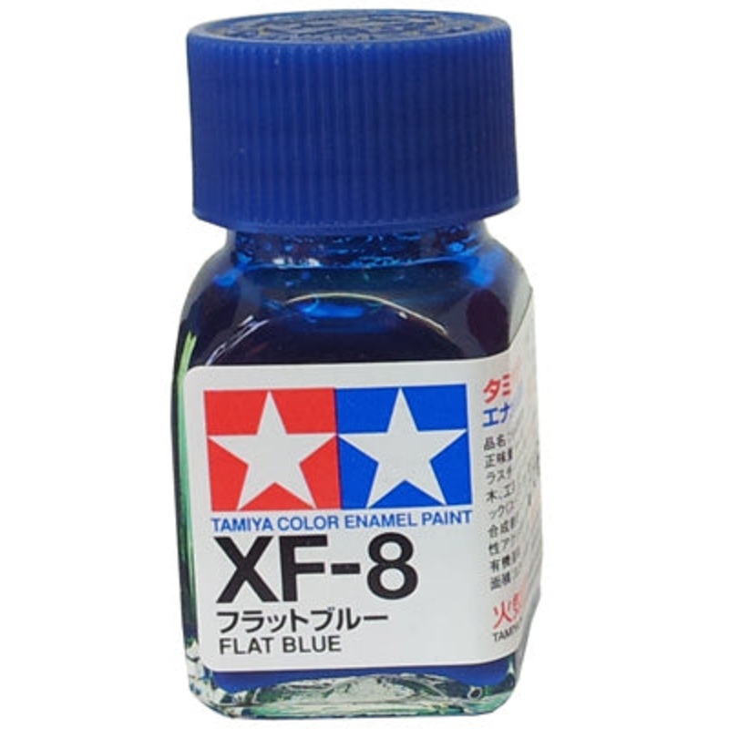 Tamiya XF-8 Enamel 10ml Flat Blue