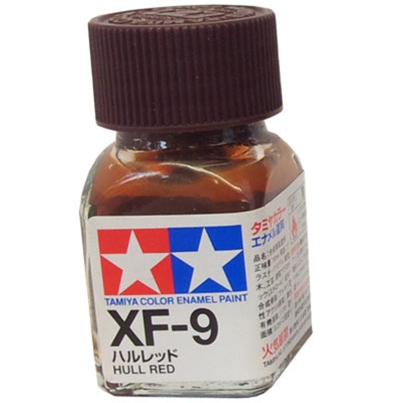 Tamiya XF-9 Enamel 10ml Flat Hull Red