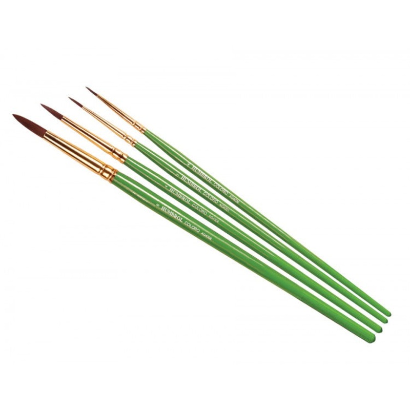 Humbrol Coloro 4 Brush Set