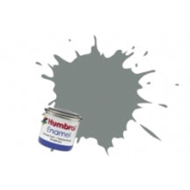 Humbrol Enamel 126 Satin US Medium Dark Grey