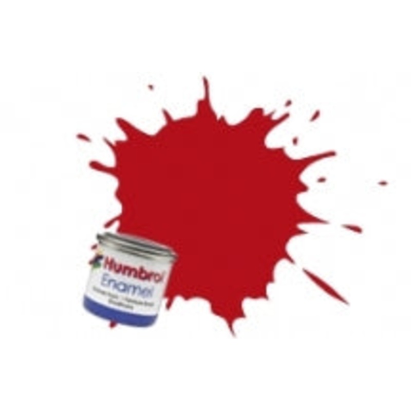 Humbrol Enamel 153 Matt Insignia Red