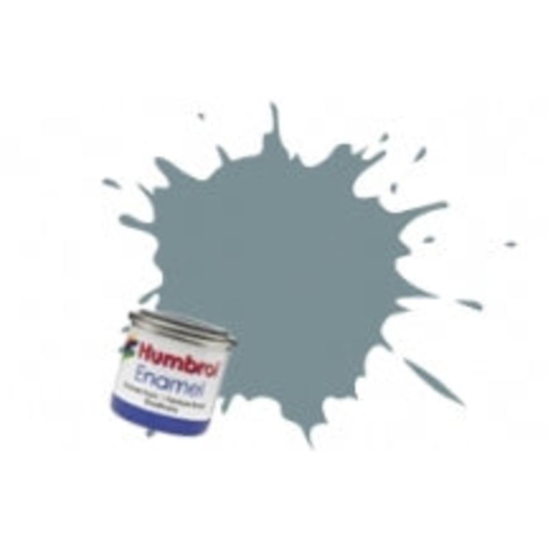 Humbrol Enamel 87 Matt Steel Grey