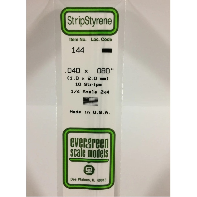 Stripstyrene White 1X2Mm 10