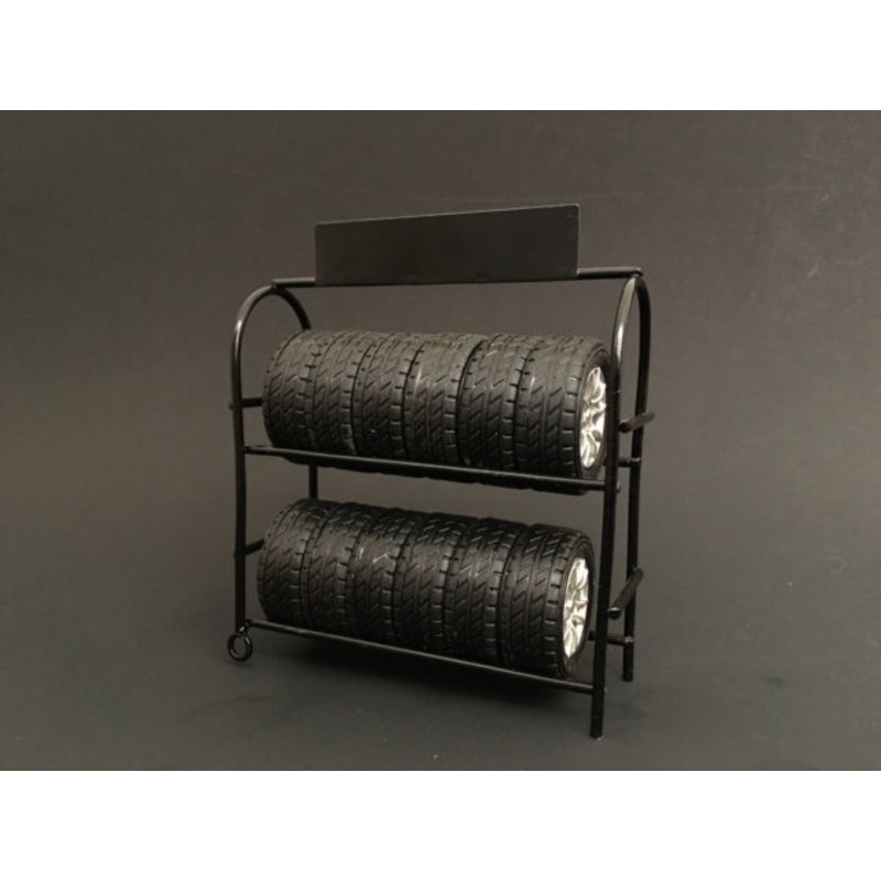 AD 1:18 Metal Tyre Rack