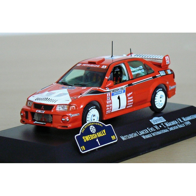 SKID 1:43 1999 Mitsubishi Lancer EVO VI Winner Inter Swedish Rally