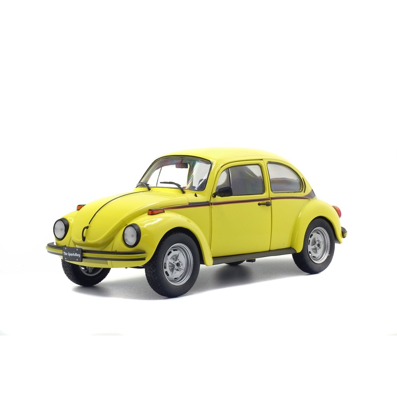 SOLIDO 1:18 VW BEETLE SPORT  BRILLIANT YELLOW 1974