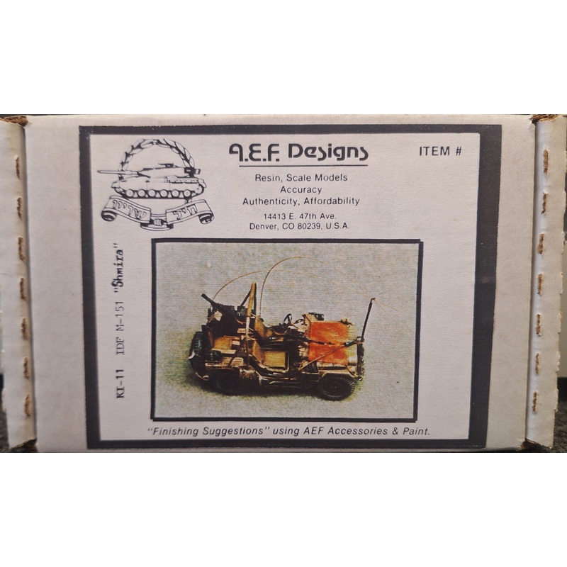 AEF 1:35 IDF M151 "Shmira" Resin Kit