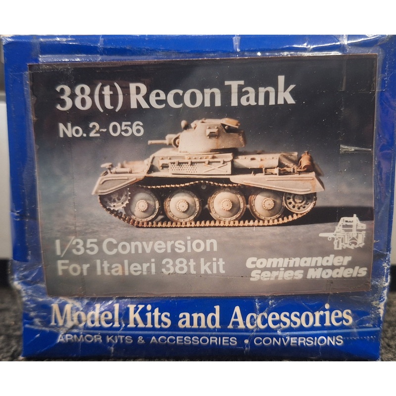Commander 1:35 38(t) Recon Tank Resin Conversion Set