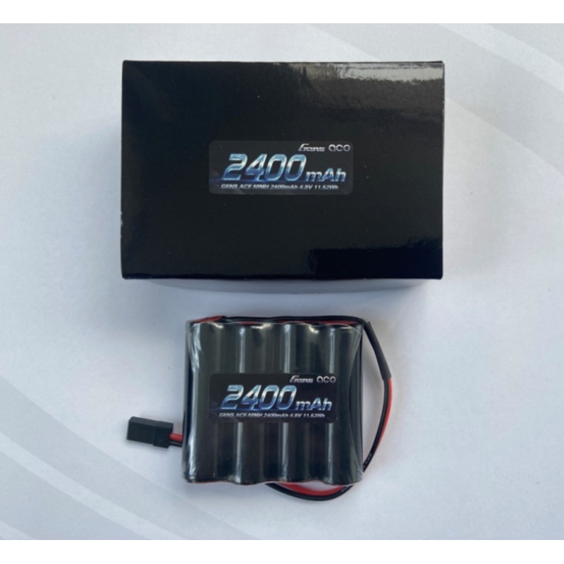 Gens Ace 4.8V 2400mah NiMh Flat RX Pack w/JR Plug