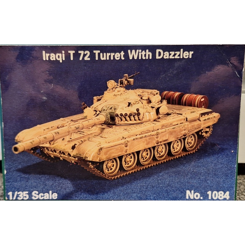 MB 1:35 Iraqi T-72 Turret With Dazzler Resin Kit