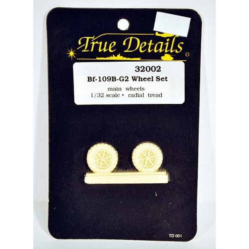 True Details 1:32 BF-109B-G2 Wheel Set