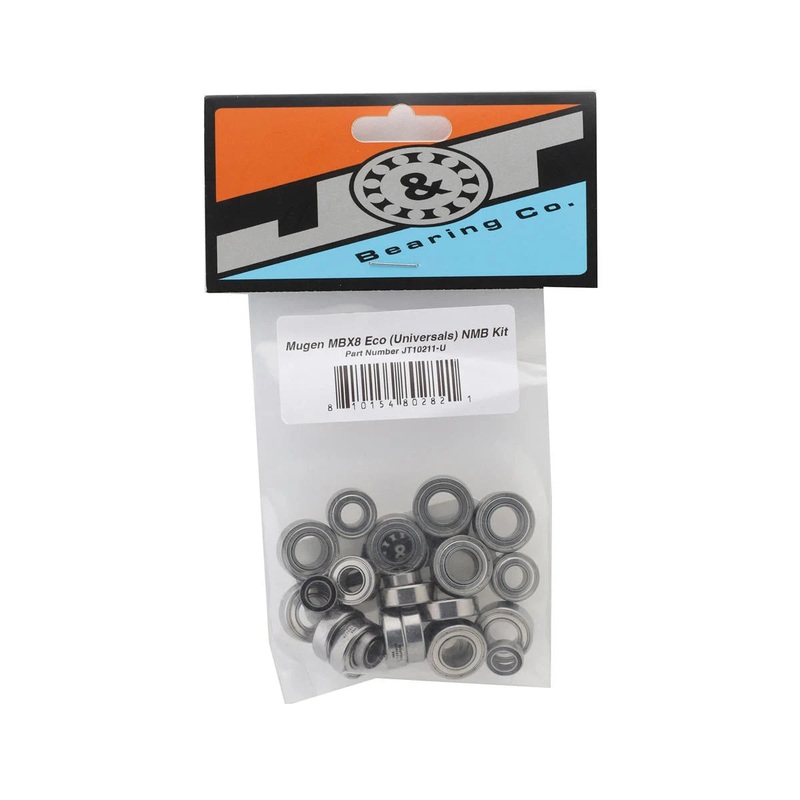J&T BEARING JT10211-U Mugen MBX8R ECO Bearing Kit (NMB) (Universal Driveshafts)