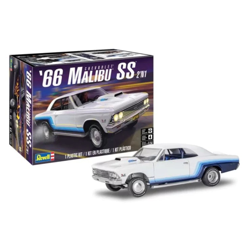 REVELL 85-4520 1/24 1966 Chevy Malibu SS 2N1